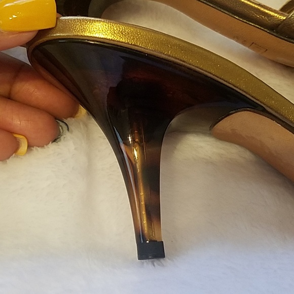 Giuseppe Zanotti Gold Mule Shoe - Picture 7 of 8